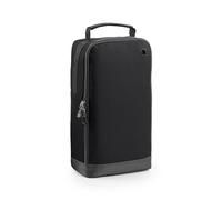 Bagbase Men's Sport Shoe Accessory Bag (8 Litres) Pack of 2 in Black Bagbase Black