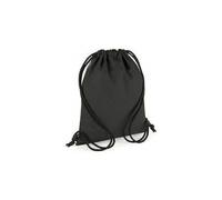 (One Size, Black) Bagbase Unisex Adult 15L Drawstring Bag