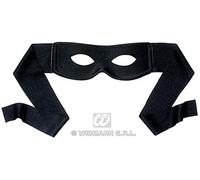 One Size Black Bandits Eye Mask Eyemask Zorro Style Fancy Dress