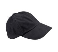(One Size, Black) Beechfield Unisex Adult Heavy Brushed Cotton Low Profile Cap