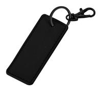 Bagbase Boutique Leather-Look PU Keyclip in Black Bagbase Black One Size