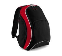 (One Size, Black/Classic Red) Bagbase Teamwear Backpack