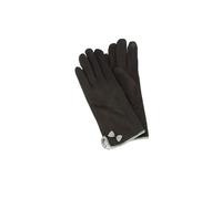 (One size, Black) Eastern Counties Leather Womens/Ladies Gaby Faux Suede Touch Screen Gloves