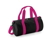Bagbase Women's Mini Barrel Shoulder Bag Pack of 2 in Jet Black Bagbase Jet Black One Size