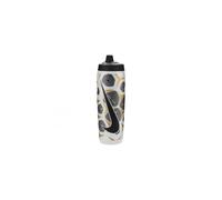 Nike Refuel Graphic Print 680Ml Water Bottle Black/gold/silver (One Size)