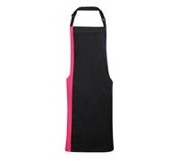 Premier Unisex Contrast Workwear Bib Apron (Pack Of 2)