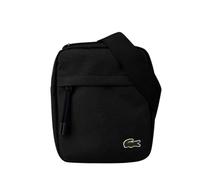 (One Size, Black) Lacoste Vertical Canvas Camera Bag