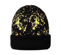 (One Size, Black) New Era Childrens/Kids Splatter Knitted Casual Beanie