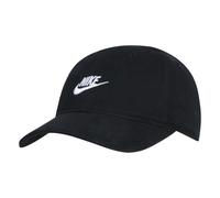 (One Size, Black) Nike Childrens/Kids Heritage Logo Brushed Cotton Twill Baseball Cap