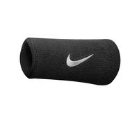 (One Size, Black) Nike Swoosh Doublewide Wristband