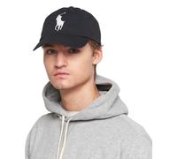 Polo Ralph Lauren Cotton Chino Large Pp Logo Baseball Cap - Black , Black, Men Black