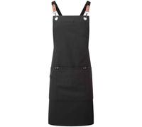 (One Size, Black) Premier Cross Back Bib Apron