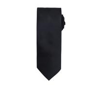 (One Size, Black) Premier Mens Micro Waffle Formal Work Tie (Pack of 2)