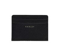 (One Size, Black) Radley Dukes Place Logo Leather Card Holder
