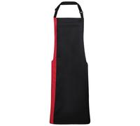 Premier Contrast Bibbed Full Apron PC7269