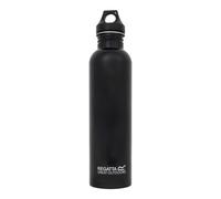 Regatta Stainless Steel 1L Water Bottle - Black - Black - One Size