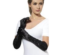 (One Size, Black) Smiffys Womens/Ladies Temptress Gloves