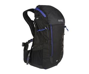 (One Size, Black/Surfspray Blue) Regatta Blackfell III 25L Rucksack