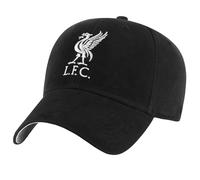 (One Size, Black/White) Liverpool FC Unisex Adult Core Cap