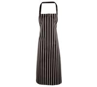 (One Size, Black/White) Premier Stripe Apron