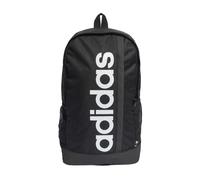 (One Size, Black/White Print) Adidas Linear Backpack