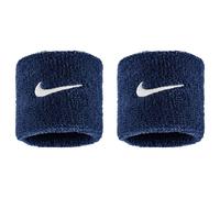 (One Size, Blue/White) Nike Classic Swoosh Wristband
