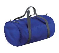 Bagbase Men's Packaway Barrel Bag Duffle Water Resistant Travel Bag (32 Litres) in Royal Bagbase Royal One Size