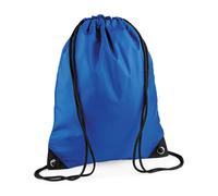 (One Size, Bright Royal Blue) Bagbase Premium Drawstring Bag