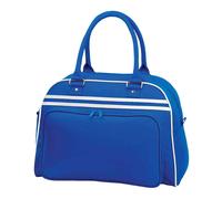 (One Size, Bright Royal Blue/White) Bagbase Retro 23L Bowling Bag
