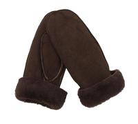 (One size, Brown/Brown) Eastern Counties Leather Womens/Ladies Full Hand Sheepskin Mittens