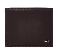 (One Size, Brown) Tommy Hilfiger Eton Bifold Leather Embossed Everyday Wallet