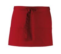 Premier Colours 3 Pocket Short Apron in Burgundy Premier Burgundy