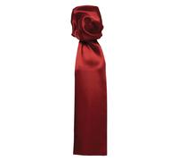 Premier Men's Colours Plain Scarf in Burgundy Premier Burgundy One Size
