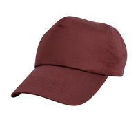 Result Plain Basebll Cap in Burgundy Result Burgundy One Size