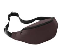 (One Size, Chocolate) Bagbase Adjustable Belt Bag (2.5 Litres)