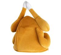 One Size Christmas Hat, Funny Chicken Hat for Adults, Festive Turkey Hats for Christmas Dinner, Office Parties and Secret Santa Gifts