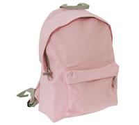 (One Size, Classic Pink/Light Grey) Bagbase Junior Fashion Backpack / Rucksack (14 Litres) (Pack of 2)