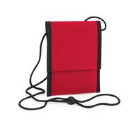 (One Size, Classic Red) Bagbase Unisex Adult Recycled Crossbody Bag