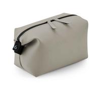 (One Size, Clay) Bagbase Matte PU Toiletry Bag