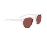 (One Size, Clear/Pink) Nike Horizon Ascent Round Sunglasses