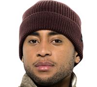 Jack Wolfskin Unisex Everyday Chunky Knit Warm Cuffed Beanie Hat - Cordovan Red