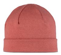 (One Size, Crimson) Buff Unisex Elro Fine Knit Cuffed Beanie Hat