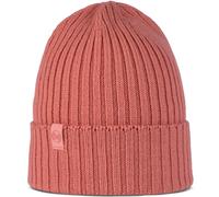 (One Size, Crimson) Buff Unisex Knitted Merino Wool Warm Winter Beanie Hat
