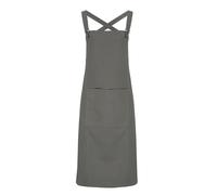 (One Size, Dark Grey) Premier Cross Back Barista Bib Apron