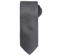 Premier Unisex Adult Micro Waffle Tie (Dark Grey) - One Size