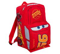 (One Size) Disney Cars Boys 3D Backpack Kids Lightning McQueen School Lunch Bag Rucksack