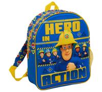 Fireman Sam Bag Boys Backpack For School Kids Firefighter Sports Rucksack School Lunch Bag with Printed Straps