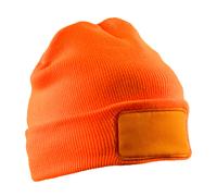 (One Size, Fluorescent Orange) Result Unisex Adult Thinsulate Printable Winter Beanie