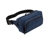(One Size, French Navy) BagBase Organiser Belt / Waistpack Bag (2.5 Litres) (Pack of 2)