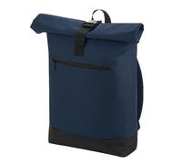 (One Size, French Navy) Bagbase Roll Top Backpack